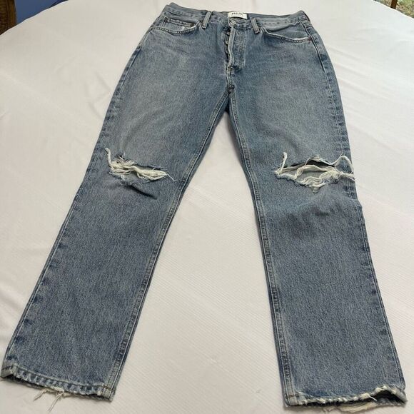 AGOLDE Distressed Riley Denim Jeans Size 29 - Picture 1 of 10